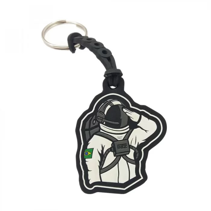 Chaveiro de brinde emborrachado