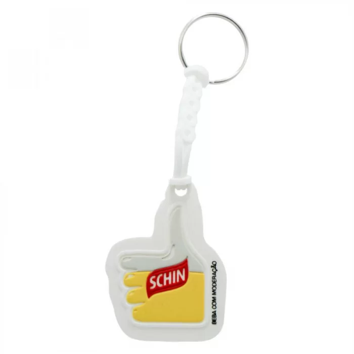 Chaveiro de brinde emborrachado