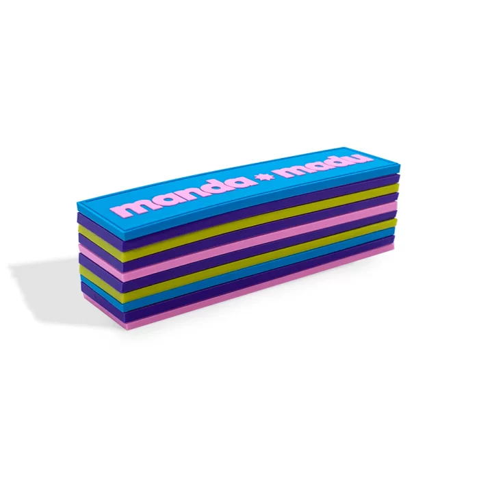 Etiqueta emborrachada para bolsa