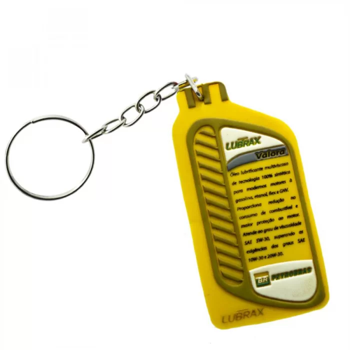 Chaveiro de brinde emborrachado