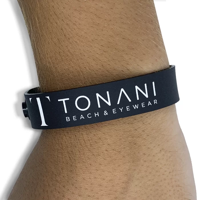 Pulseira emborrachada personalizada