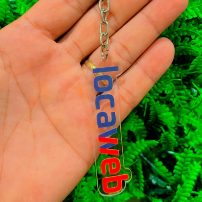 Chaveiro de Brinde em Acrílico