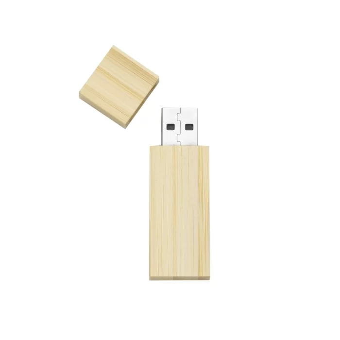 Conjunto Estojo e Pen Drive Bambu Premium
