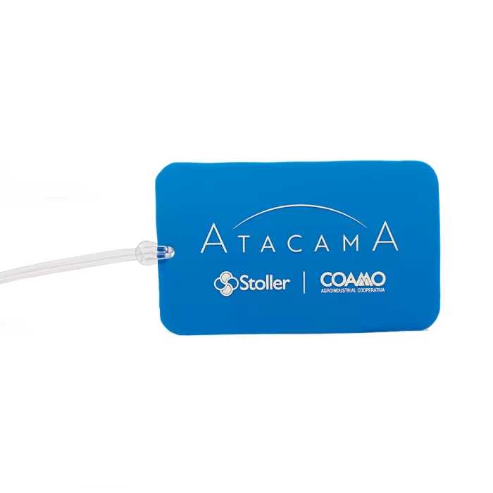 Tag emborrachada para mala