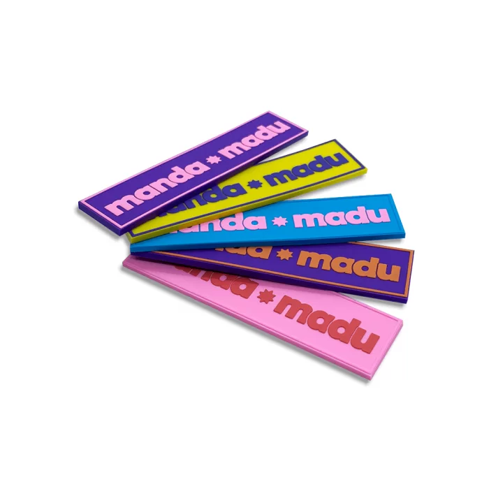 Etiqueta emborrachada para bolsa