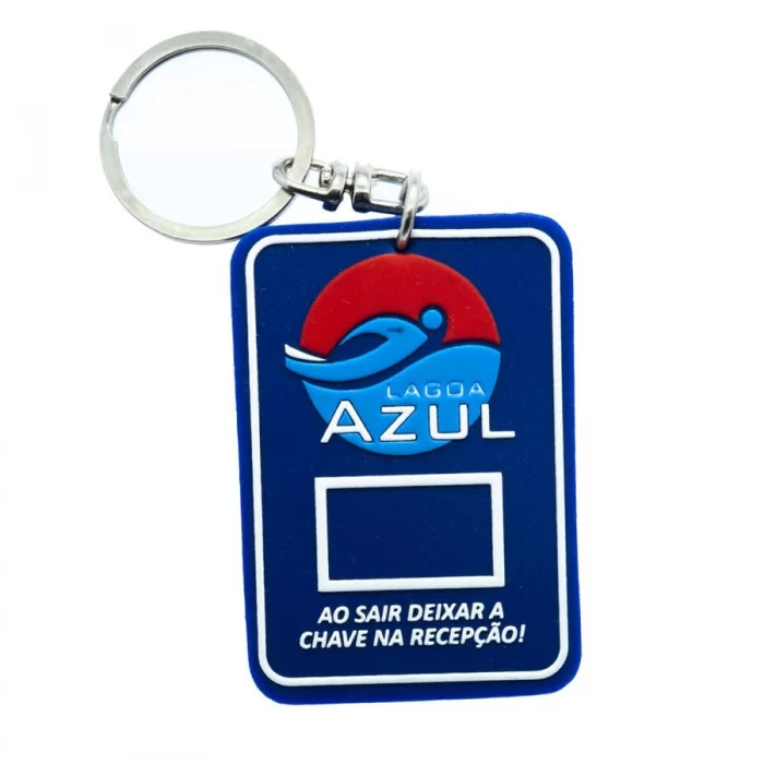 Chaveiro de hotel emborrachado