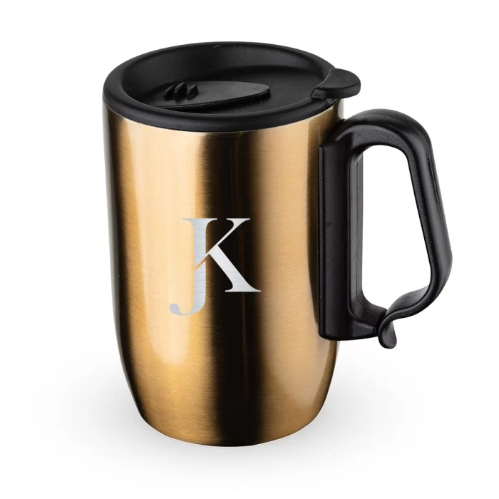 Caneca Inox Parede Dupla 350 ml