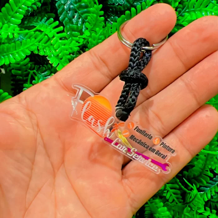 Chaveiro de Brinde em Acrílico