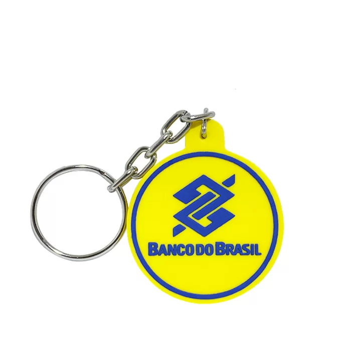 Chaveiro de brinde emborrachado