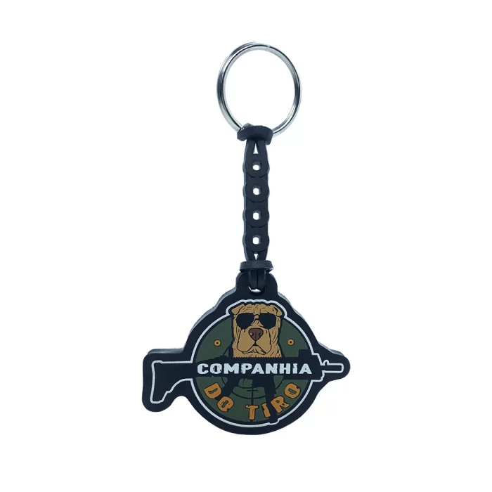 Chaveiro de brinde emborrachado