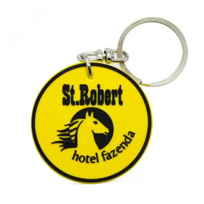 Chaveiro de hotel emborrachado