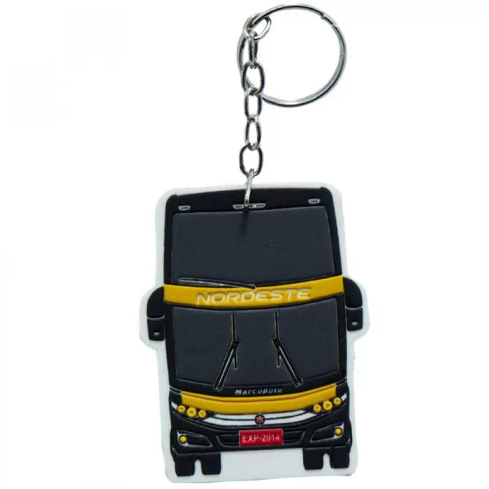 Chaveiro de brinde emborrachado