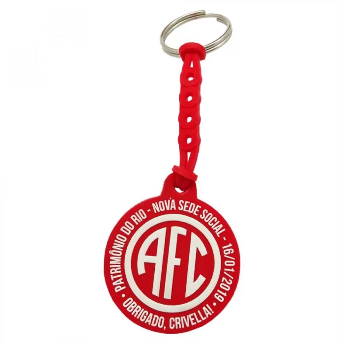 Chaveiro de brinde emborrachado