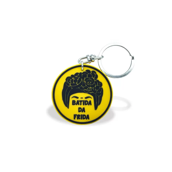Chaveiro de brinde emborrachado