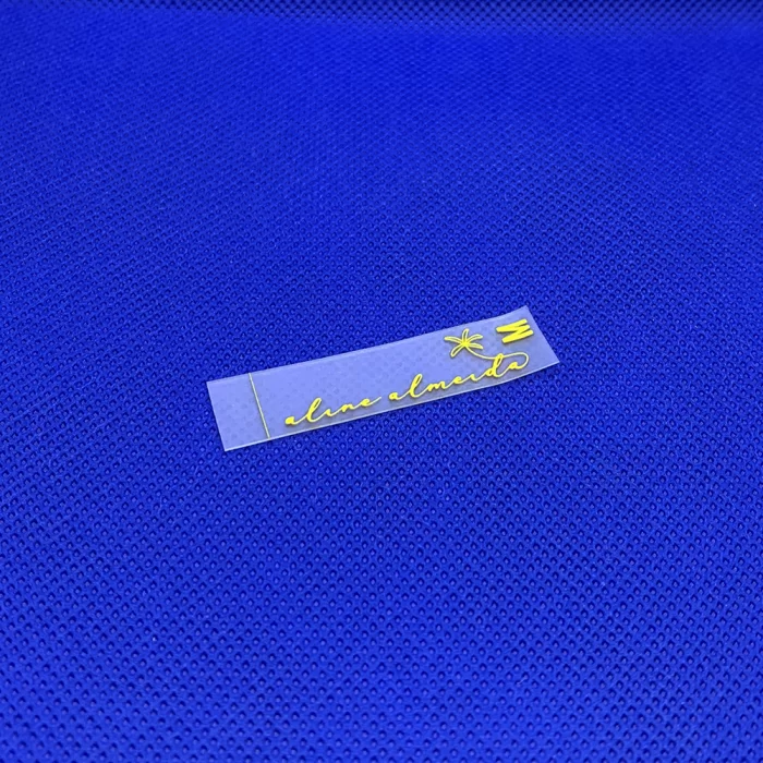 Etiqueta emborrachada moda praia