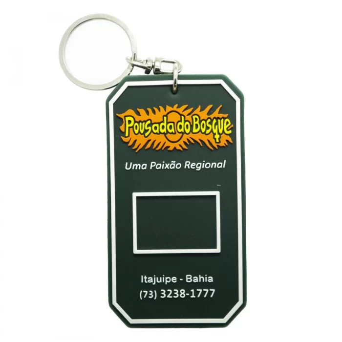 Chaveiro de hotel emborrachado