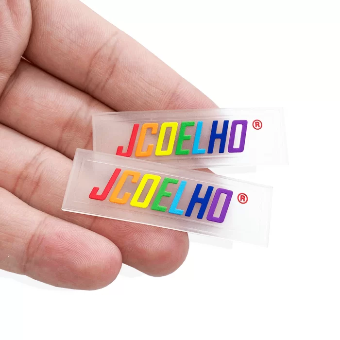 Etiqueta emborrachada para moletom