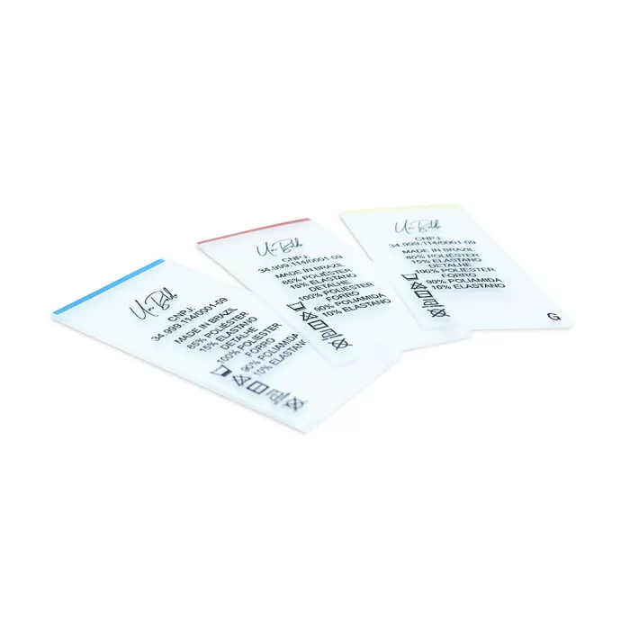 Etiqueta emborrachada impressa