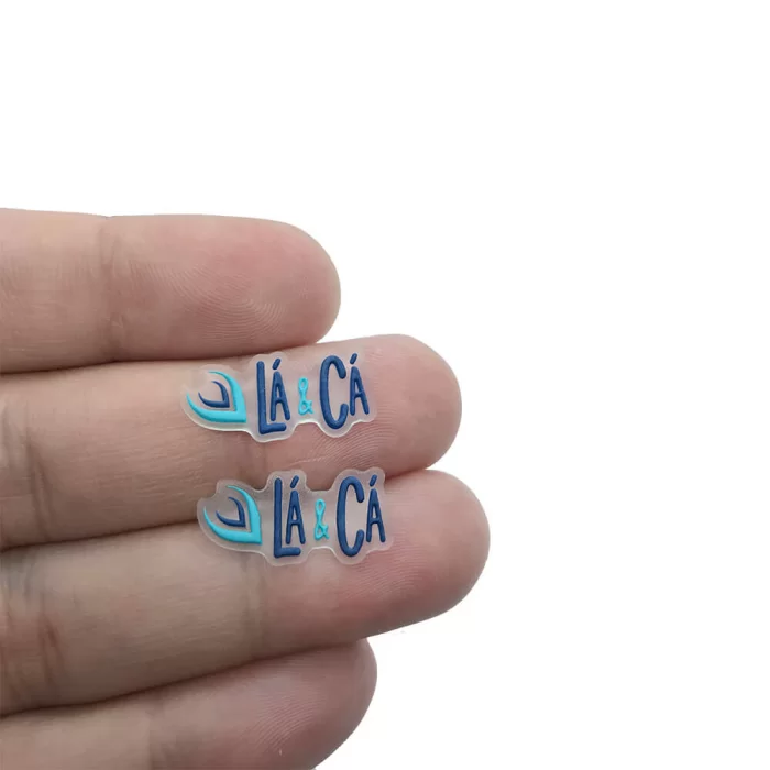 Etiqueta emborrachada para chinelo