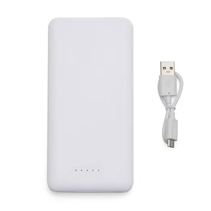 Power Bank 10.000mAh Com Carregamento Via Indução Ou Cabo