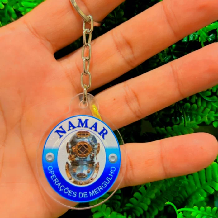 Chaveiro de Brinde em Acrílico