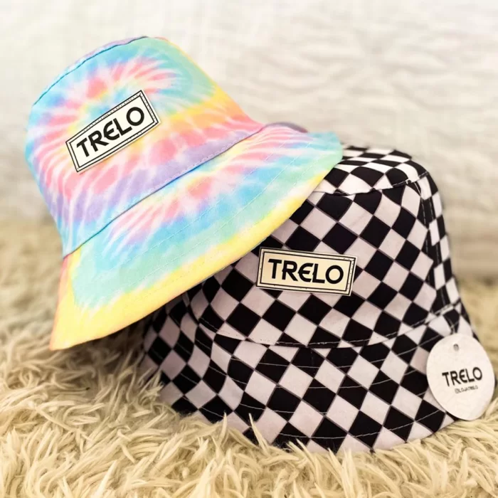 Etiqueta emborrachada para chapéu