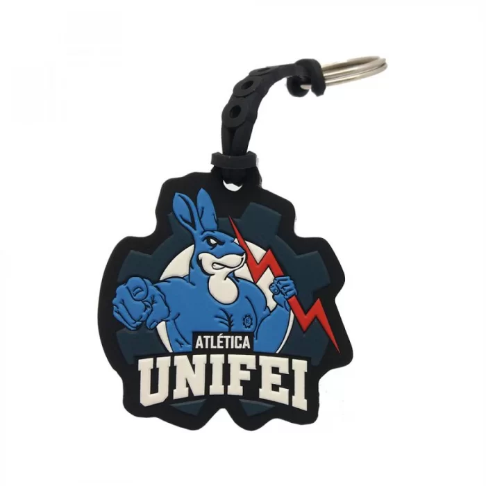 Chaveiro de brinde emborrachado