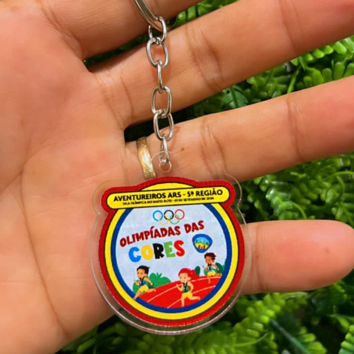 Chaveiro de Brinde em Acrílico