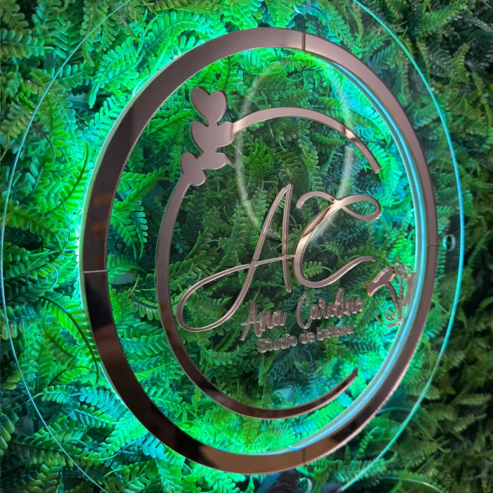 Logo LED em Acrílico