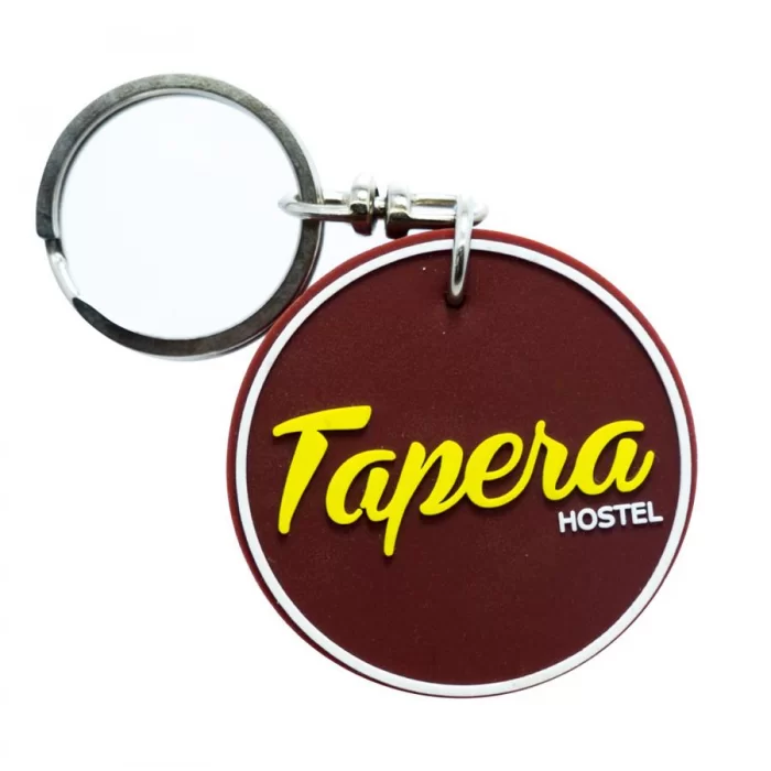 Chaveiro de hotel emborrachado