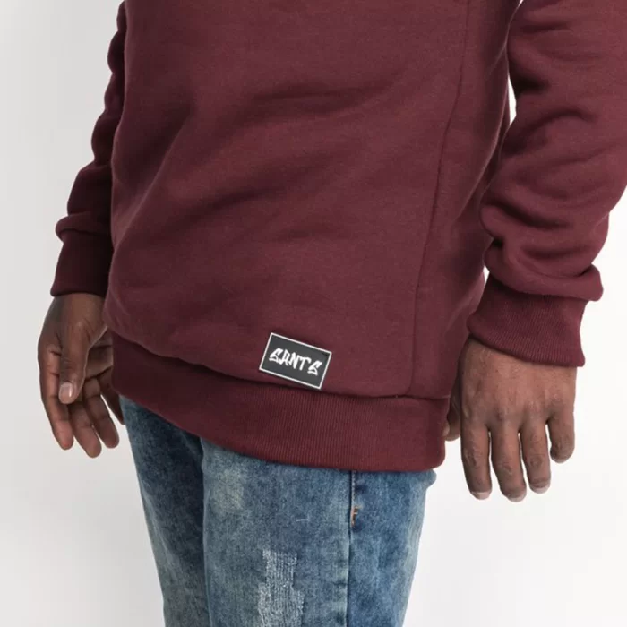 Etiqueta emborrachada para moletom