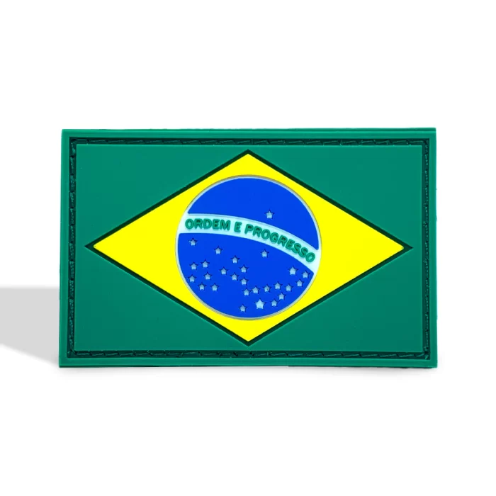 Patch Bandeira do Brasil Com Velcro